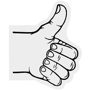 Giant Thumbs Up Hand