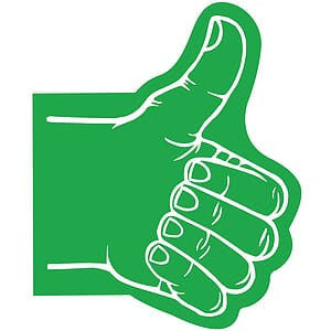 Giant Thumbs Up Hand