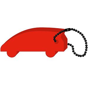 Hatchback Car Key Tag
