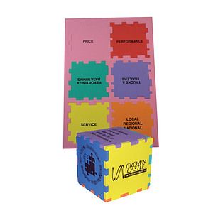 Foam Puzzle Cube 3 Color Mix