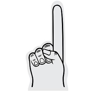 18" Foam Hand