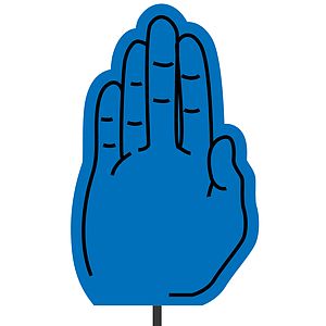 Foam Hand Topper