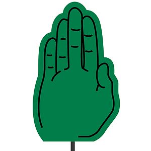 Foam Hand Topper