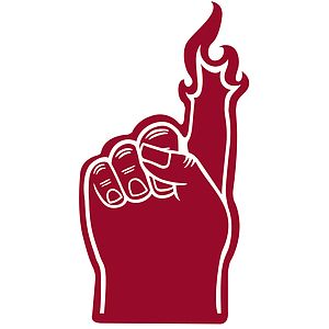 Foam Flame Finger 18"