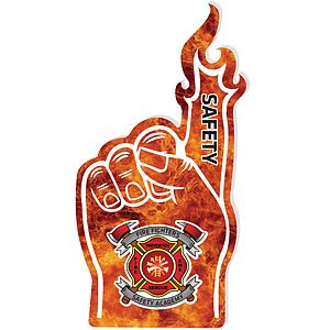 18 Flame Finger Full Color EVA Foam