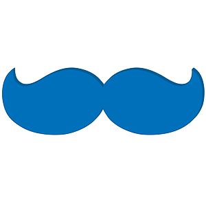Foam Mustache - Large