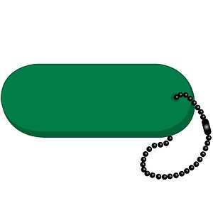 Oval - Large Key Tag