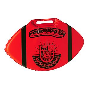 Football-Shaped Vinyl Stadium Cushion (18")
