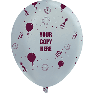 11" Crystal Latex Wrap Balloons