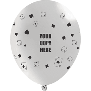 11" Crystal Latex Wrap Balloons