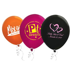 11" Metallic Latex Wrap Balloons