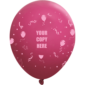 11" Metallic Latex Wrap Balloons