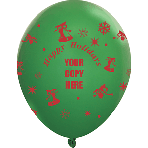 11" Metallic Latex Wrap Balloons