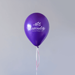 9" Metallic Latex Balloons