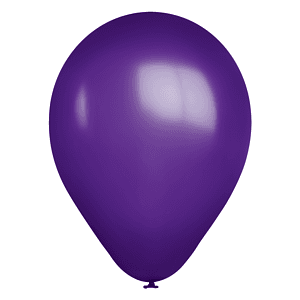 9" Metallic Latex Balloons