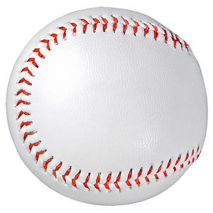 Synthetic Leather Rubber Core Baseball
