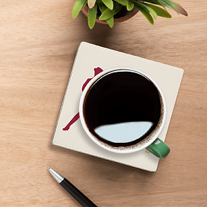 4 Pack Square Absorbent Stone Coasters
