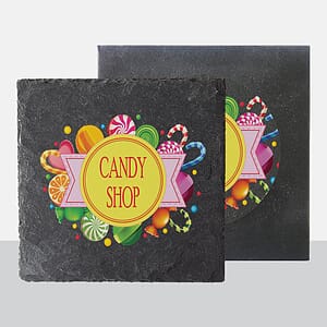 1 Pack Square Slate Coaster