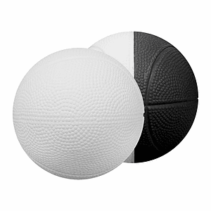4" 2-Toned Foam Basketball