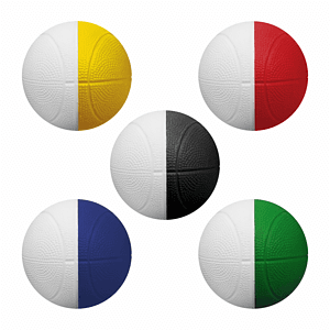 4" 2-Toned Foam Basketball