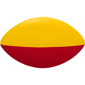 7" 2-Toned Foam Football