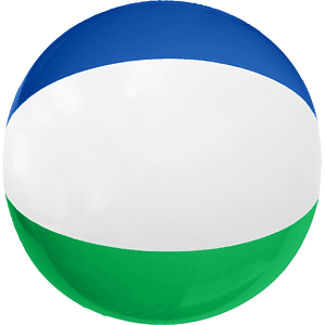 24" Multi-Colored Beach Ball