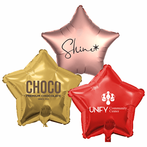 17" Star Helium Saver XtraLife® Foil Balloons