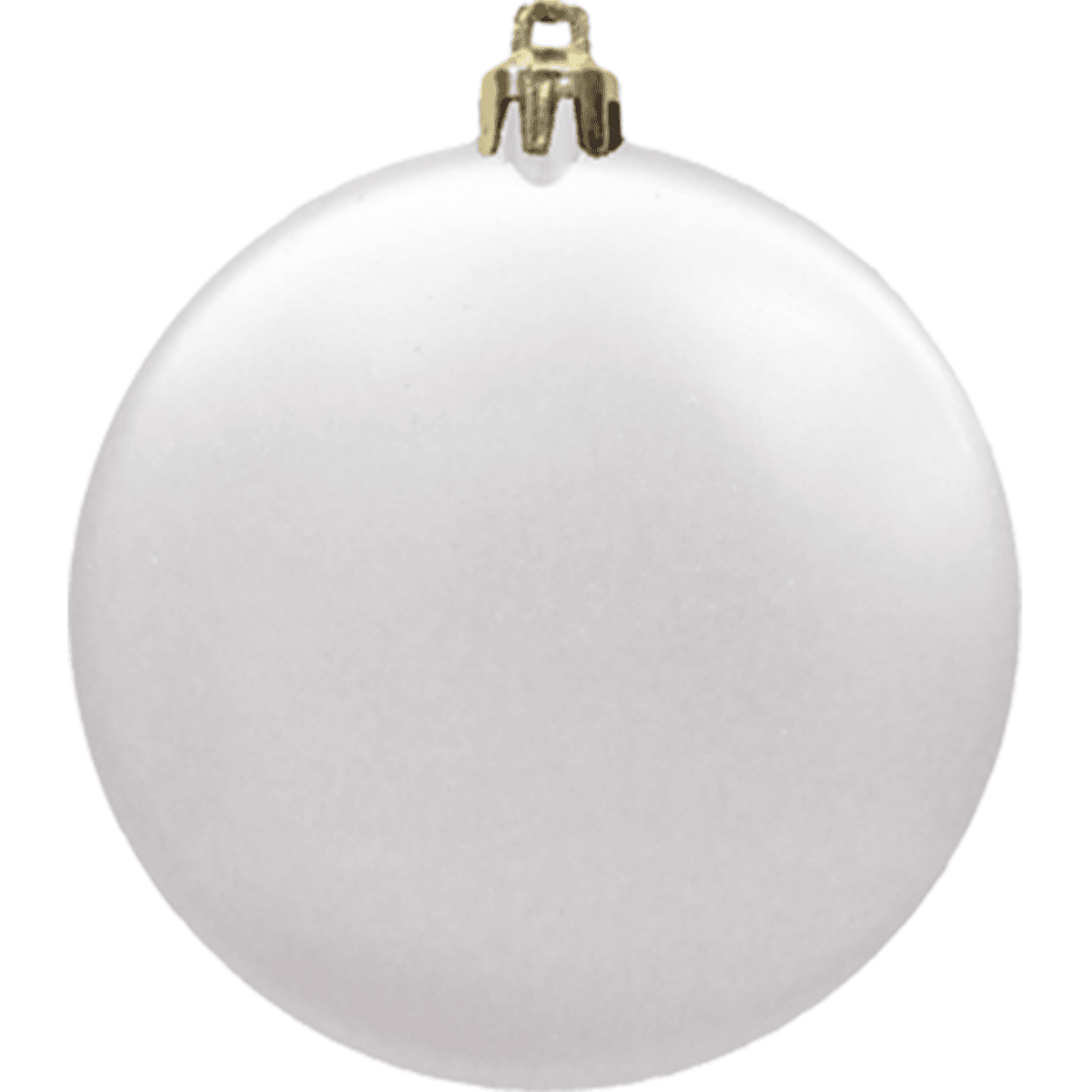 3" Satin Finish Flat Shatterproof Ornament