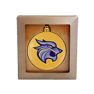 3" Satin Finish Flat Shatterproof Ornament