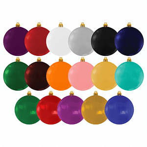 3" USA-Made Flat Shatterproof Ornament