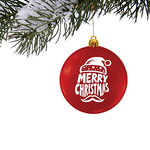 3" USA-Made Flat Shatterproof Ornament