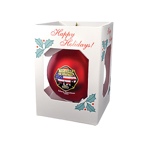 3¼" Satin Finish Round Shatterproof Ornament