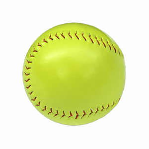 Optic Yellow Synthetic Leather Softball