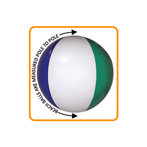 12" Solid-Color Beach Ball
