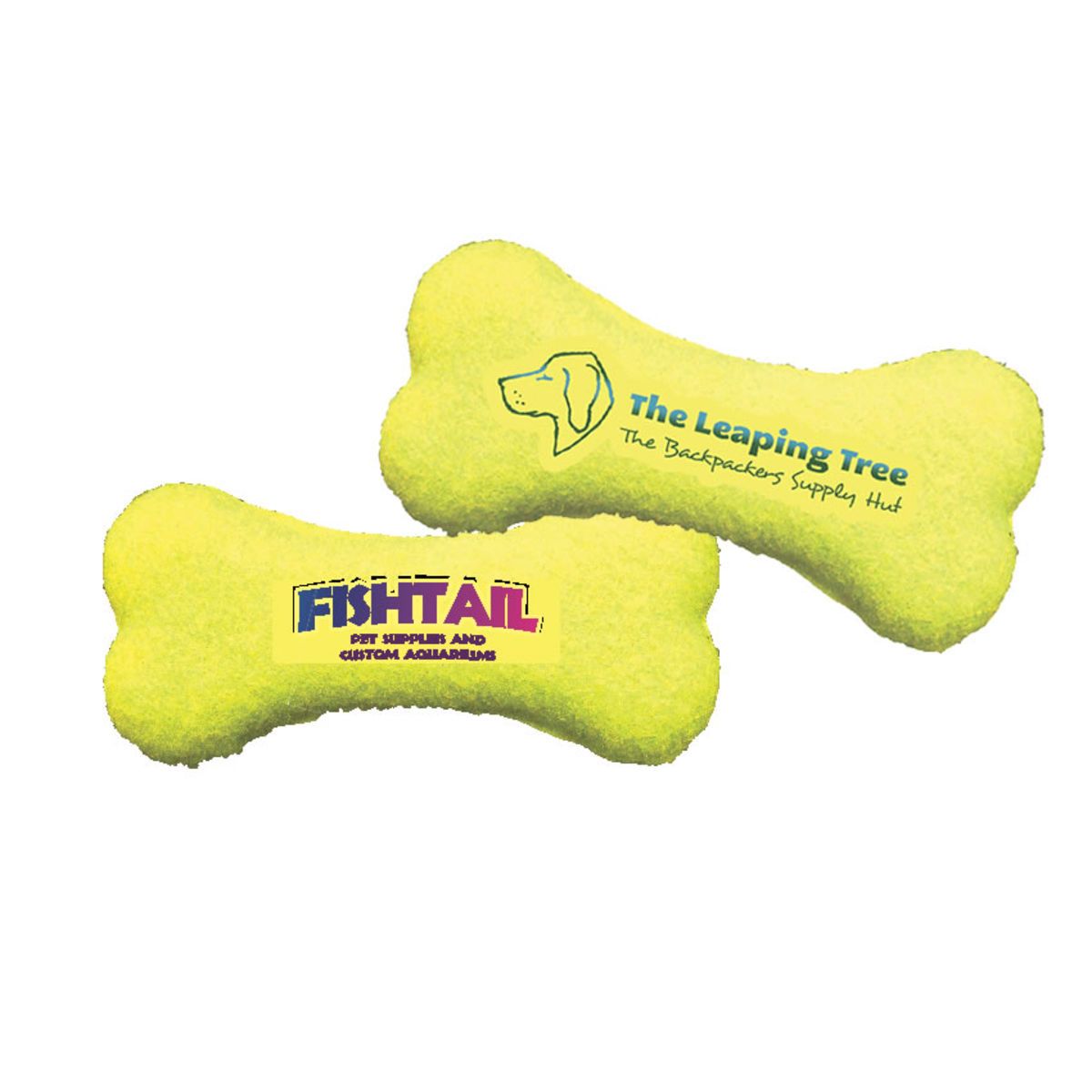 Toy bone shaped tennis ball Corporate Specialties
