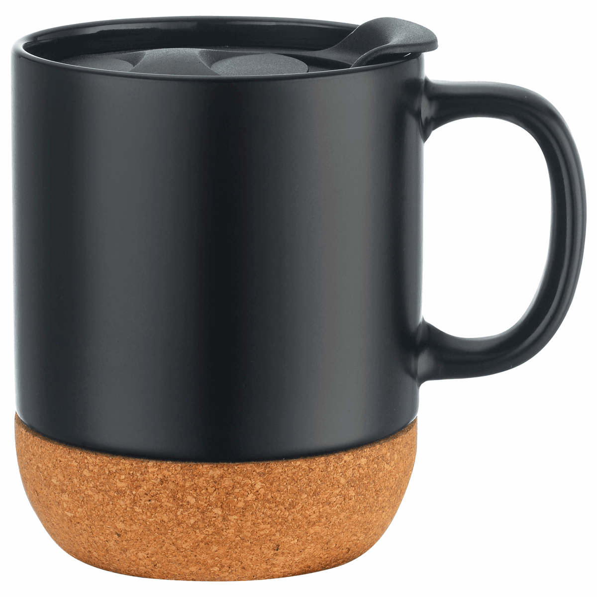 12 oz. Cork Bottom Ceramic Mug