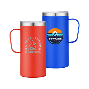 20oz  double wall SS vacuum tall camping mug