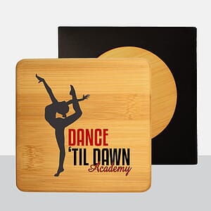 1 Pack Square Bamboo Coaster