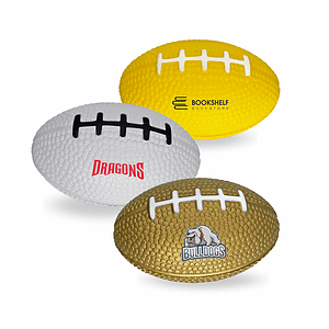Small Foam Stress Reliever Football Colors