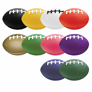 Foam Stress Reliever Football Colors