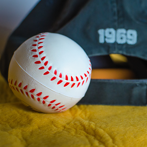 Squishy Squeeze Memory Foam Stress Reliever Baseball