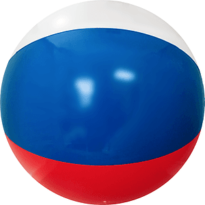 16" Red/White/Blue Beach Ball