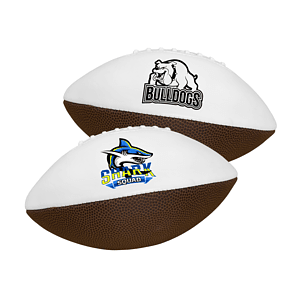 10" Premium Matte Mid-Size Synthetic Leather Signature Football