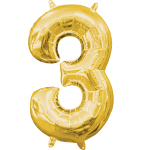 34" Number Foil Balloons