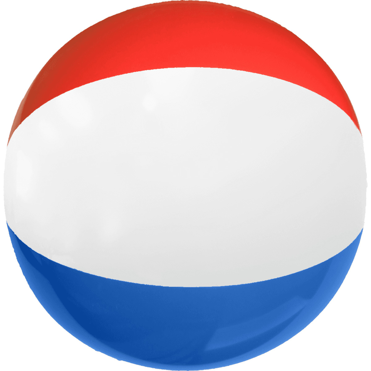 12" Red/White/Blue Beach Ball