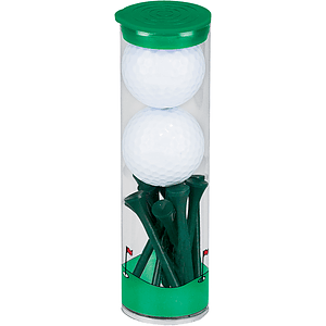 2 Ball Tall Tube With Wilson Chaos Golf Balls