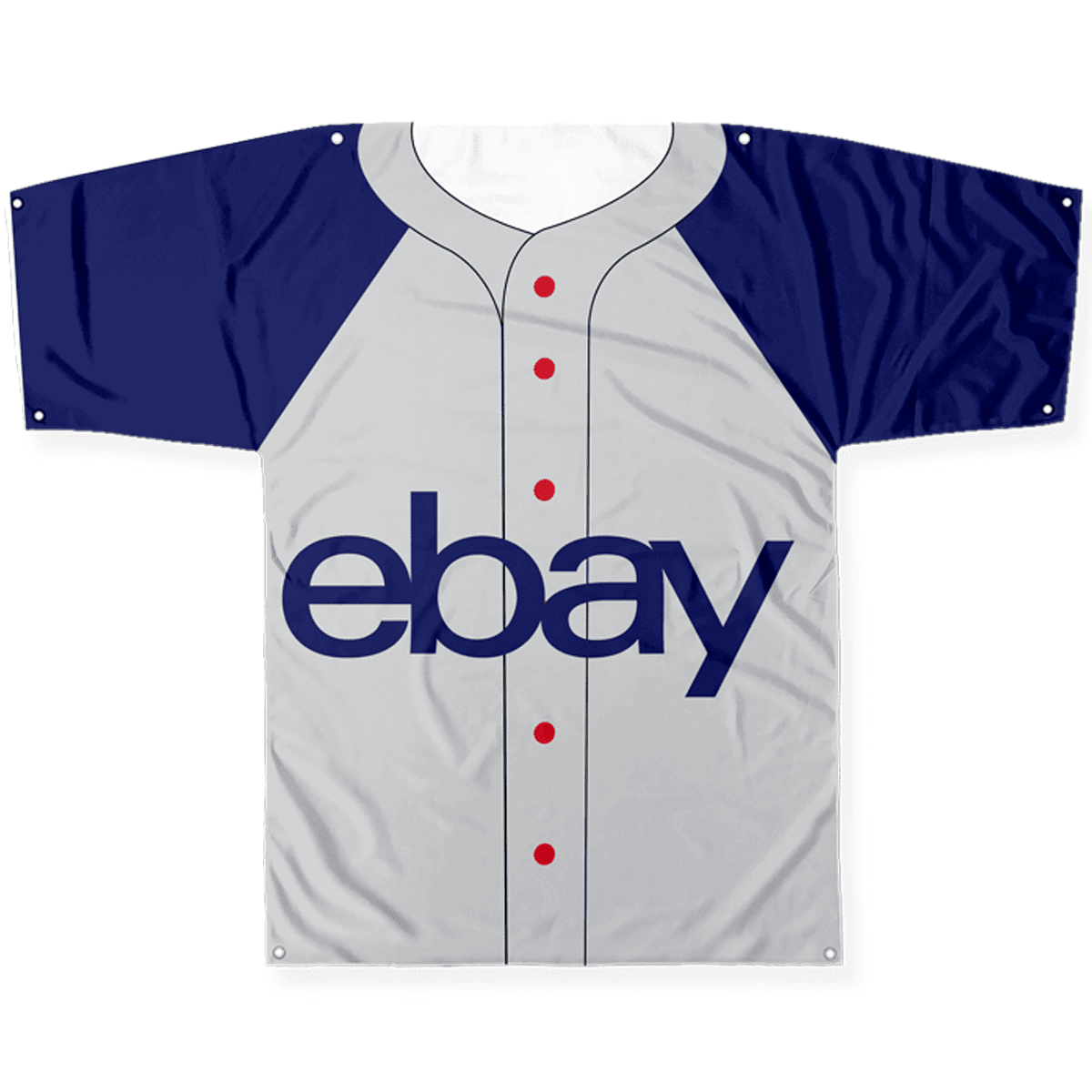 Promotional 45 x 57 jersey shaped banner Personalized With Your Custom Logo