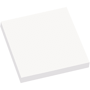 3 X 3 Adhesive Sticky Notepad - 50 Sheets