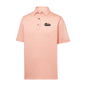 Footjoy Painted Floral Lisle Golf Shirt