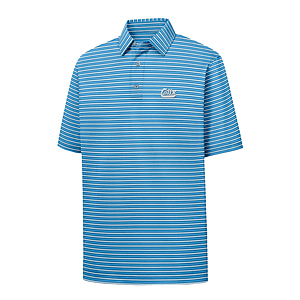 Foot Joy Mens Stretch Lisle Pinstripe Golf Shirt